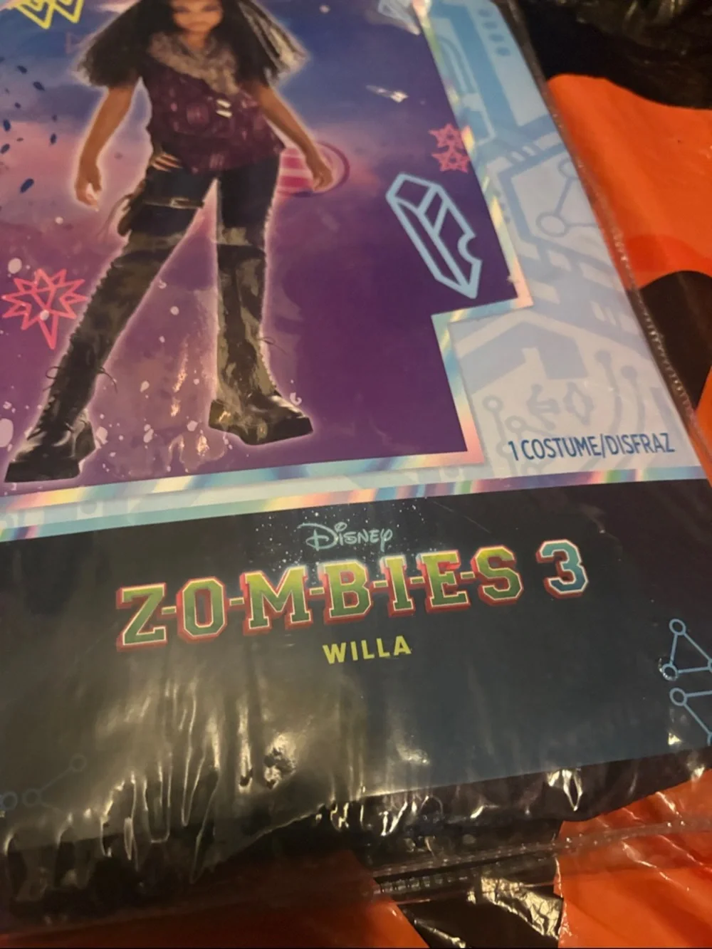 Disney Zombies 3 Willa Costume - Purple, Black, Blue - Picture 4 of 5